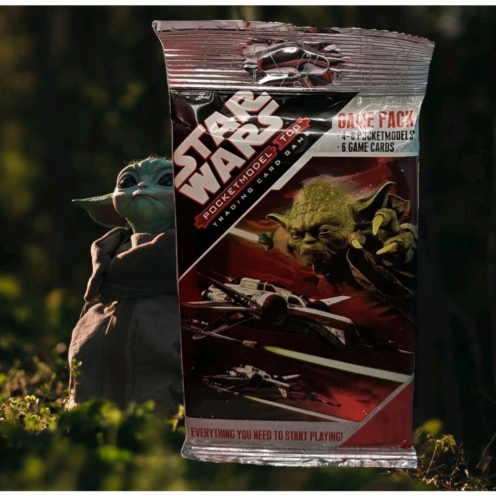 Star Wars Base Set Pocketmodel TCG Game Pack Sealed Booster Yoda Package 2007